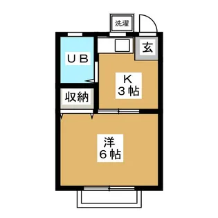 メゾンゆり【2階】の間取り