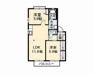 ルピナス【2階】の間取り