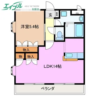 グレイス・MC【1階】の間取り