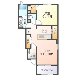 サニー・カーサI【1階】の間取り