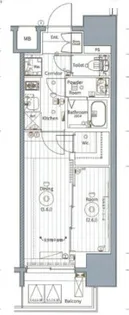 エステムコート名古屋新栄VI アートテラス【10階】の間取り