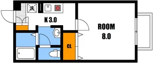 プレミールタキモト【2階】の間取り
