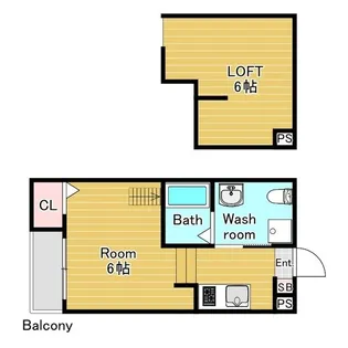 リッツハウス【2階】の間取り