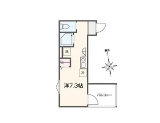MELLAS矢川IV【2階】の間取り
