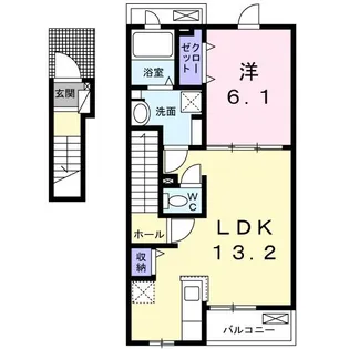 ソルフィオーレ I【2階】の間取り