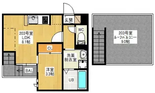 Grandtic Eternally【2階】の間取り