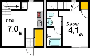 メゾンイースト【1階】の間取り
