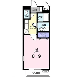 ラ・コア【2階】の間取り