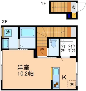 INTEGRAL DESIGN HILLS【2階】の間取り