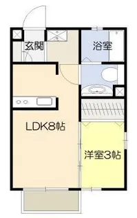 プルミエール【1階】の間取り