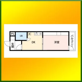 ユーコート田無【4階】の間取り