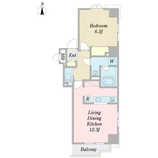 OLMO【4階】の間取り