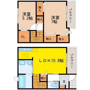 グランディールの間取り