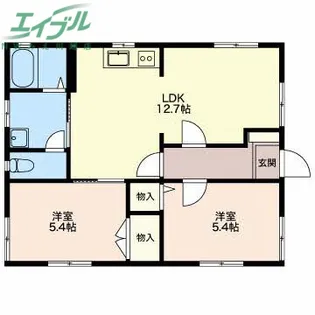 ステラTAKATSUKA【1階】の間取り