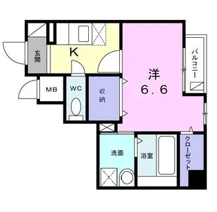 Grandeur南与野【3階】の間取り