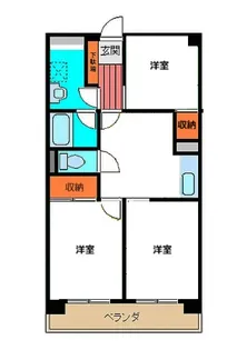 芝マンション【4階】の間取り