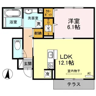 Dear Court【1階】の間取り