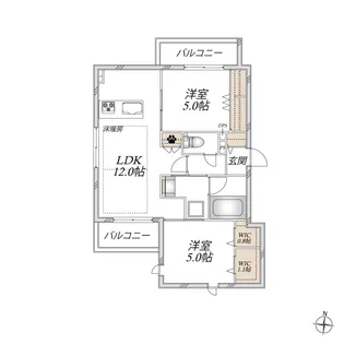 パストラル光が丘【3階】の間取り