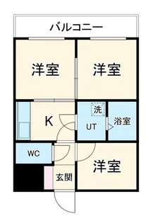 ピュアライフ長草A【4階】の間取り