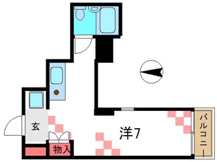 シティーロードクラブビル【6階】の間取り