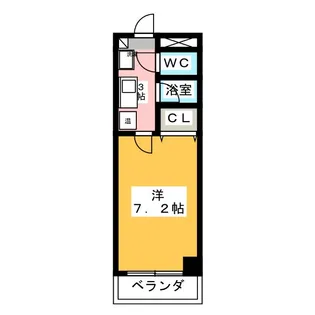 リヴェール荒子【3階】の間取り