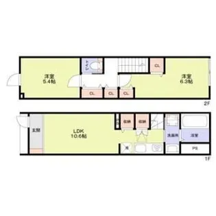 テラスハウス井荻の間取り