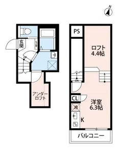 robot home東浦和【2階】の間取り