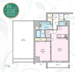 アーバンノット原宿【2階】の間取り