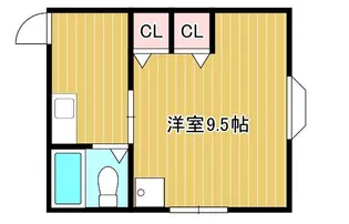 ホワイトハイツ【1階】の間取り