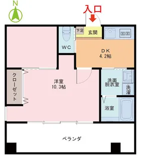 グランドール丸岡【3階】の間取り