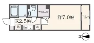 IL MARE 西早稲田【2階】の間取り