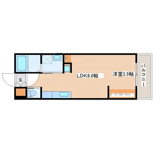 ボンボヤージュ【1階】の間取り