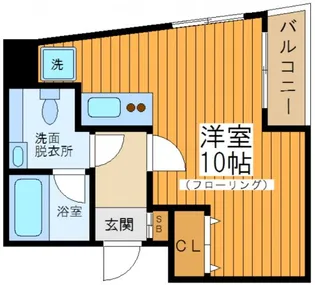 ほんだビル【4階】の間取り