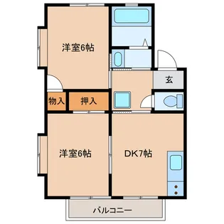 ALTBAU ARAI【1階】の間取り