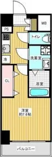 エグゼ大阪城【11階】の間取り