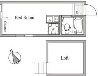 プレシャス金町【1階】の間取り