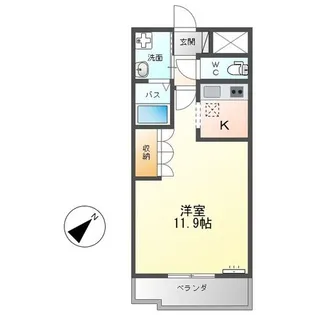 ルミナスコート【1階】の間取り