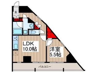グラシアプレイス曳舟【12階】の間取り