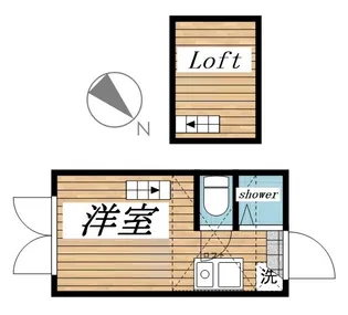 フェリスアストル【2階】の間取り
