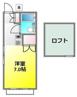 グリーンハイツYAMADA【2階】の間取り