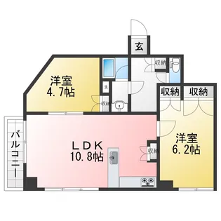 ドマーニ田端【9階】の間取り