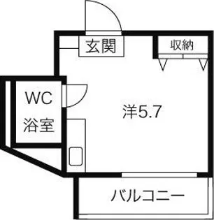 ヴィヴレコート【2階】の間取り