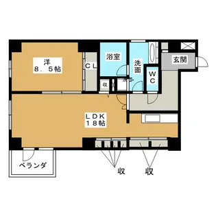 VIVACE【6階】の間取り