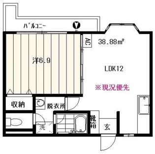 リバーサイド西池【2階】の間取り