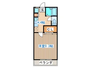 エスポワ-ル長町南【1階】の間取り