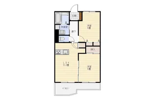 プレアマール【4階】の間取り