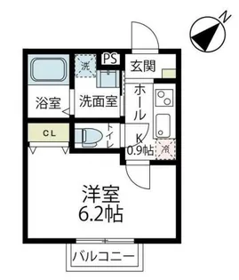 ピコハイツ【1階】の間取り
