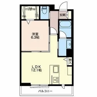 スプラーインスラ【2階】の間取り