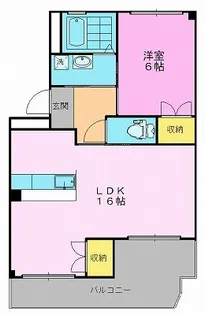 メゾン・リヴィエール【2階】の間取り
