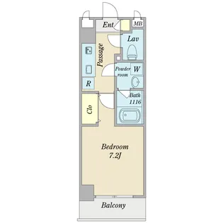 Park Side WASEDA【4階】の間取り